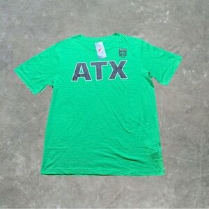 ☀️ Austin FC ATX MLS Soccer Graphic Tee Mens Size Large Green